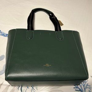 Gorgeous Green Coach Tote - NWT